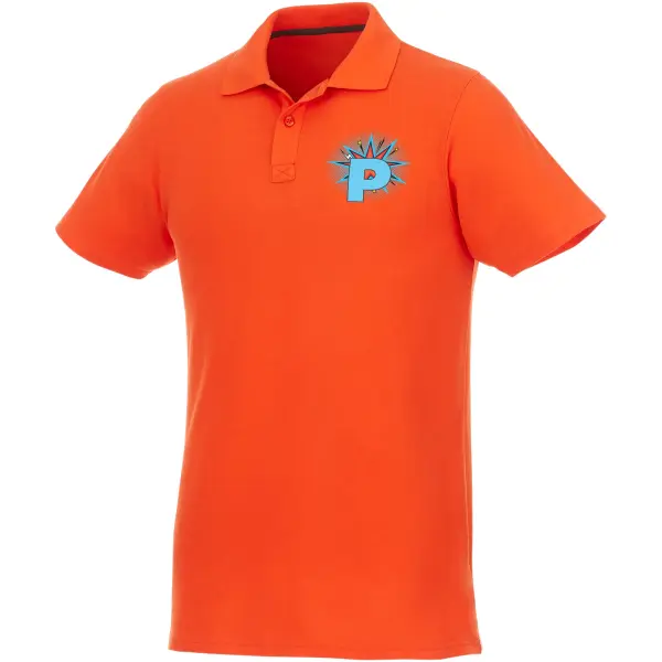 Polo da uomo HELIOS 180 g/m² con stampa logo - Immagine 37