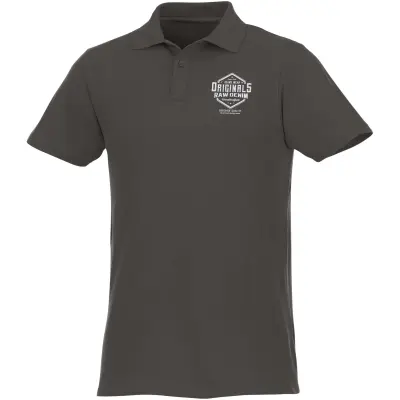 Polo da uomo HELIOS 180 g/m² con stampa logo - Immagine 82