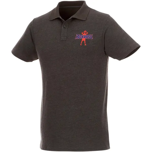 Polo da uomo HELIOS 180 g/m² con stampa logo - Immagine 97
