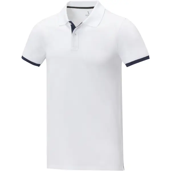 Polo morgan bicolore manica corta 200 g/m² personalizzabile - Immagine 4