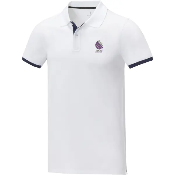 Polo morgan bicolore manica corta 200 g/m² personalizzabile - Immagine 8