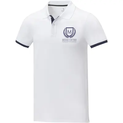Polo morgan bicolore manica corta 200 g/m² personalizzabile - Immagine 7