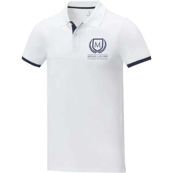 Polo morgan bicolore manica corta 200 g/m² personalizzabile - Immagine 7