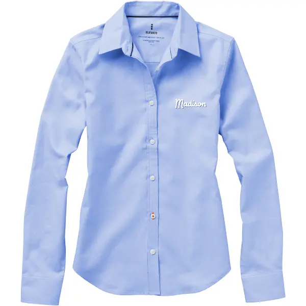 Camicia oxford a manica lunga da donna VAillant 142 gr - Immagine 11