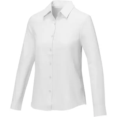Camicia a maniche lunghe donna POLLUX 130 g/m² con stampa del tuo logo - Immagine 4