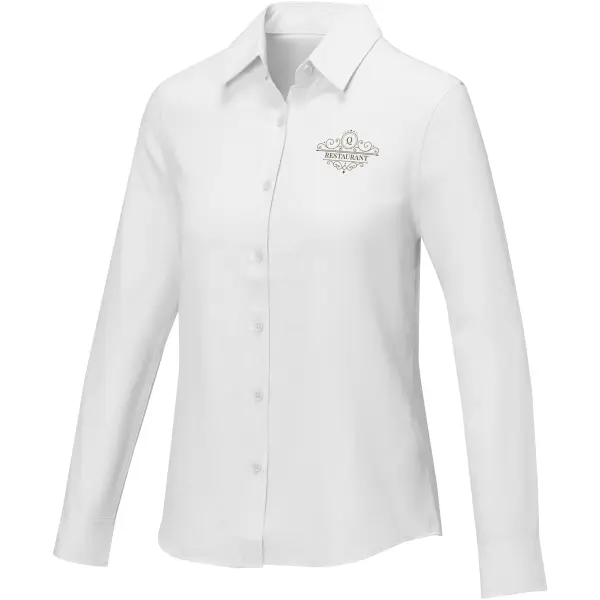 Camicia a maniche lunghe donna POLLUX 130 g/m² con stampa del tuo logo - Immagine 7