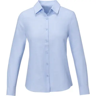 Camicia a maniche lunghe donna POLLUX 130 g/m² con stampa del tuo logo - Immagine 10