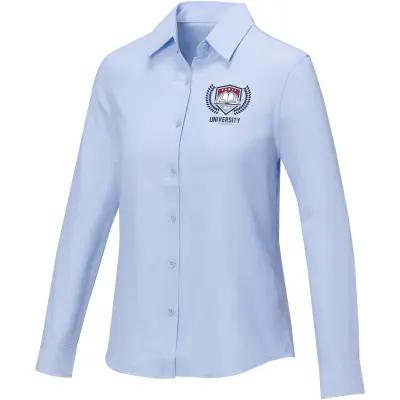 Camicia a maniche lunghe donna POLLUX 130 g/m² con stampa del tuo logo - Immagine 12