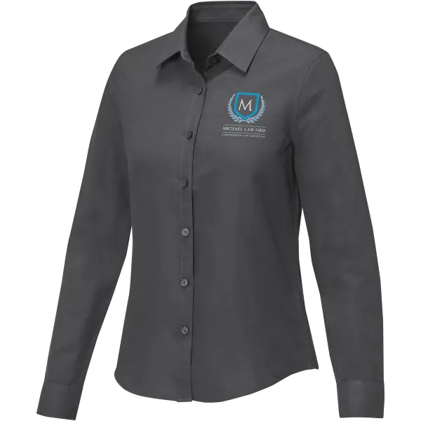 Camicia a maniche lunghe donna POLLUX 130 g/m² con stampa del tuo logo - Immagine 22