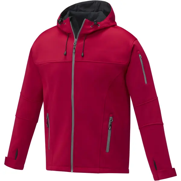 Giacca softshell da uomo MATCH 380 g/m² impermeabile e traspirante - Immagine 3