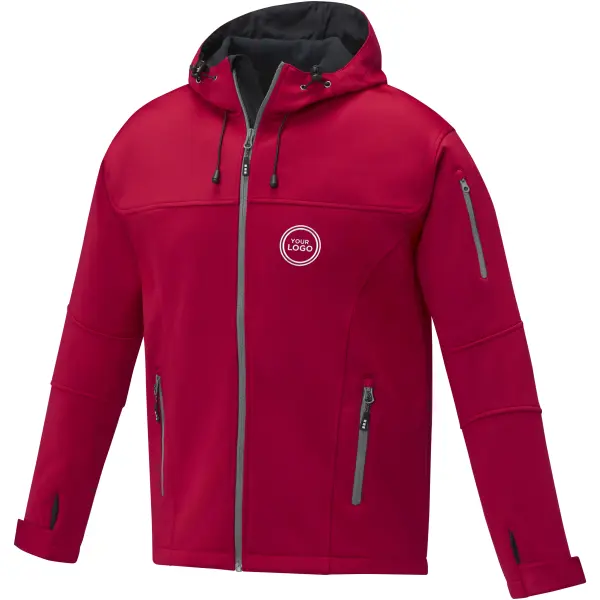 Giacca softshell da uomo MATCH 380 g/m² impermeabile e traspirante - Immagine 7