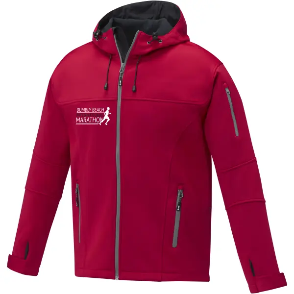 Giacca softshell da uomo MATCH 380 g/m² impermeabile e traspirante - Immagine 6