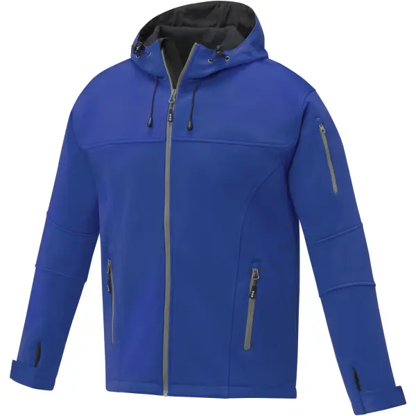 Giacca softshell da uomo MATCH 380 g/m² impermeabile e traspirante - Immagine 8