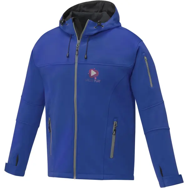 Giacca softshell da uomo MATCH 380 g/m² impermeabile e traspirante - Immagine 12