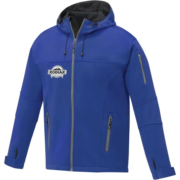 Giacca softshell da uomo MATCH 380 g/m² impermeabile e traspirante - Immagine 11