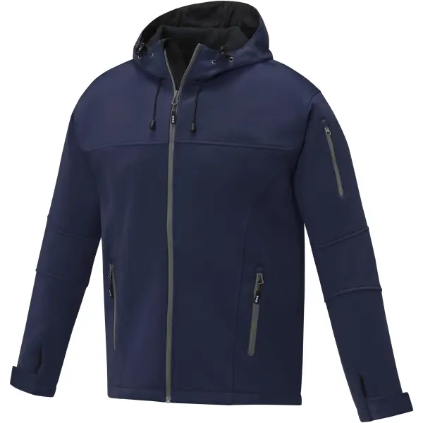 Giacca softshell da uomo MATCH 380 g/m² impermeabile e traspirante - Immagine 13