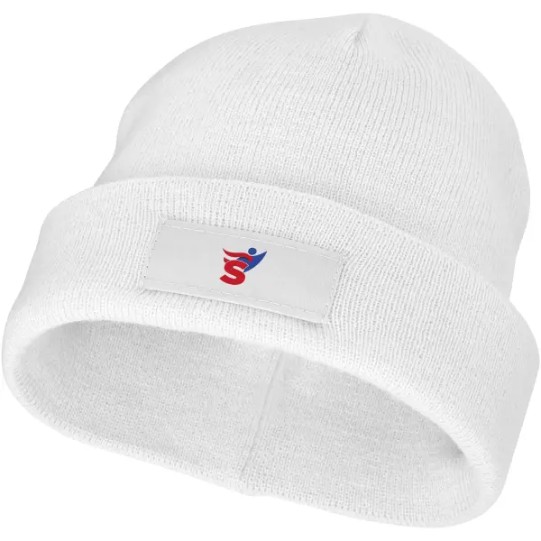 Berretto invernale BOREAS in acrilico con patch e logo - Immagine 6