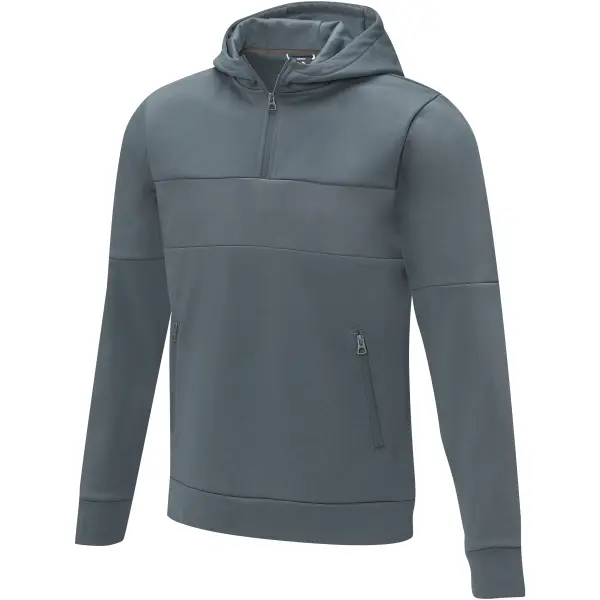 Felpa anorak con cappuccio da uomo Sayan 350 g/m² poliestere Sorona® - Immagine 12