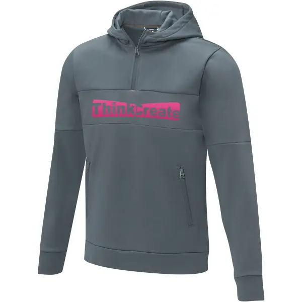 Felpa anorak con cappuccio da uomo Sayan 350 g/m² poliestere Sorona® - Immagine 15