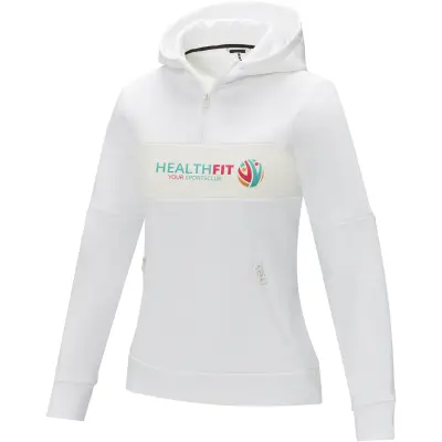 Felpa anorak con cappuccio da donna SAYAN 350 g/m² personalizzata - Immagine 7