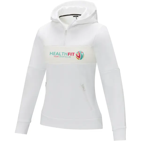 Felpa anorak con cappuccio da donna SAYAN 350 g/m² personalizzata - Immagine 7