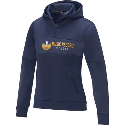 Felpa anorak con cappuccio da donna SAYAN 350 g/m² personalizzata - Immagine 11