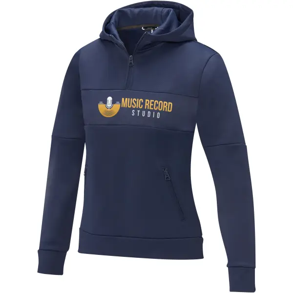 Felpa anorak con cappuccio da donna SAYAN 350 g/m² personalizzata - Immagine 11