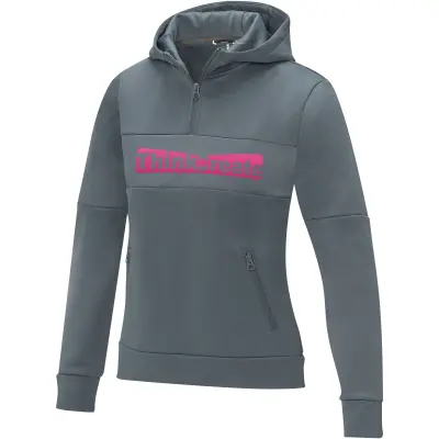 Felpa anorak con cappuccio da donna SAYAN 350 g/m² personalizzata - Immagine 15