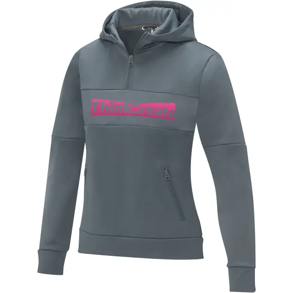 Felpa anorak con cappuccio da donna SAYAN 350 g/m² personalizzata - Immagine 15