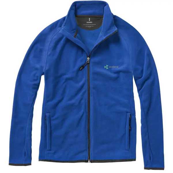 Giacca in microfleece BROSSARD promozionale con zip intera uomo - Immagine 6
