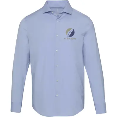 Camicia da uomo popeline 133 g/m² CARNELIAN personalizzata - Immagine 10