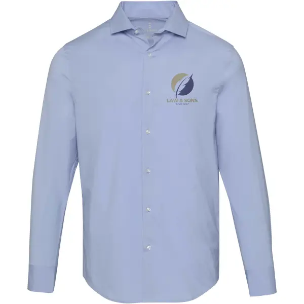 Camicia da uomo popeline 133 g/m² CARNELIAN personalizzata - Immagine 10