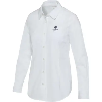 Camicia da donna popeline Carnelian 133 g/m² con stampa del tuo logo - Immagine 5