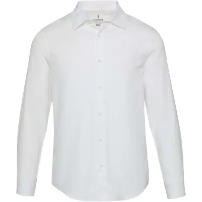 Camicia da uomo in twill 185 g/m² CITRINE personalizzata - Immagine 3