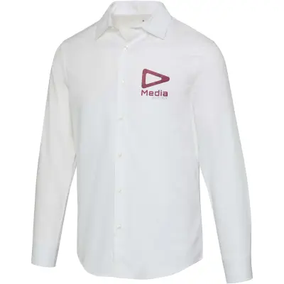 Camicia da uomo in twill 185 g/m² CITRINE personalizzata - Immagine 5