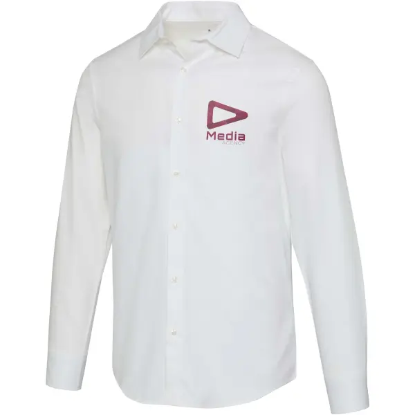 Camicia da uomo in twill 185 g/m² CITRINE personalizzata - Immagine 5