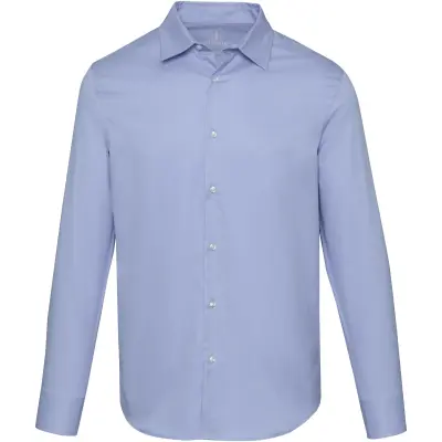 Camicia da uomo in twill 185 g/m² CITRINE personalizzata - Immagine 8