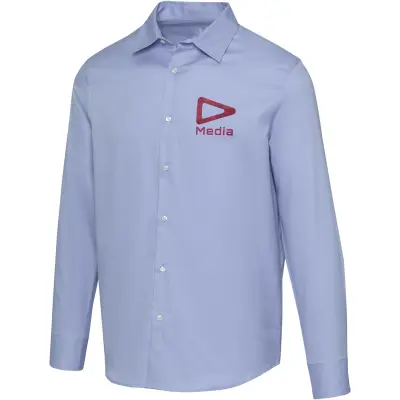 Camicia da uomo in twill 185 g/m² CITRINE personalizzata - Immagine 10