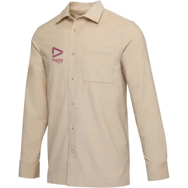 Camicia unisex in velluto a coste ALUM 252 g/m² personalizzata - Immagine 5