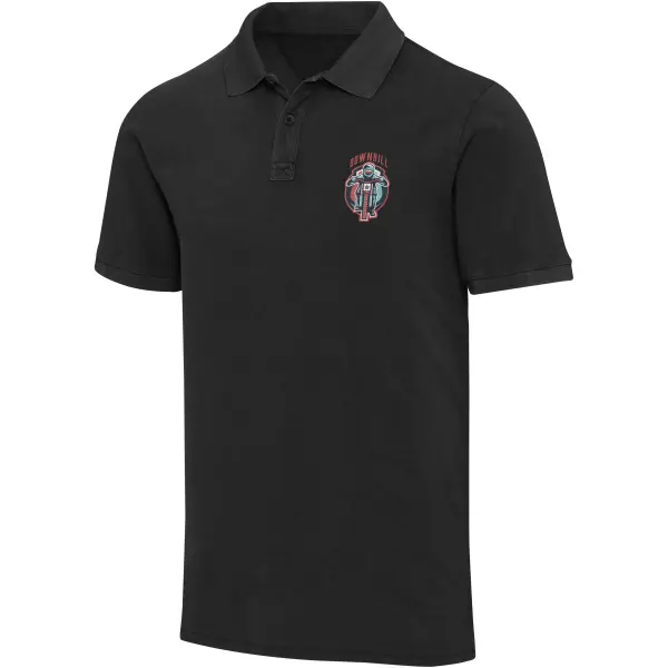 Polo Calgary in tessuto lavato 200 g/m² con stampa - Immagine 5