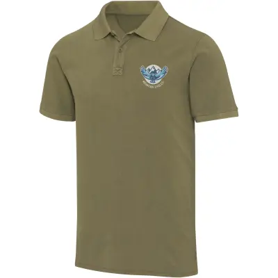 Polo Calgary in tessuto lavato 200 g/m² con stampa - Immagine 10