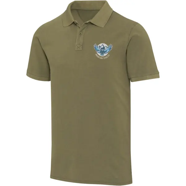 Polo Calgary in tessuto lavato 200 g/m² con stampa - Immagine 10