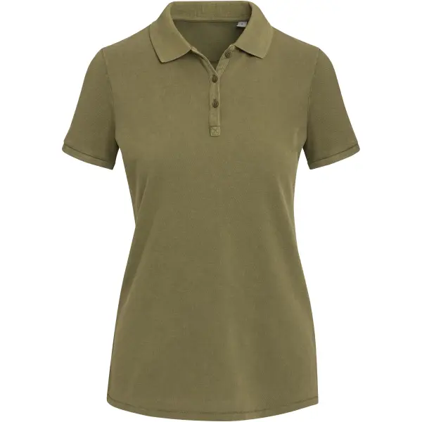Polo da donna CALGARY in tessuto lavato 200 g/m² personalizzata - Immagine 8