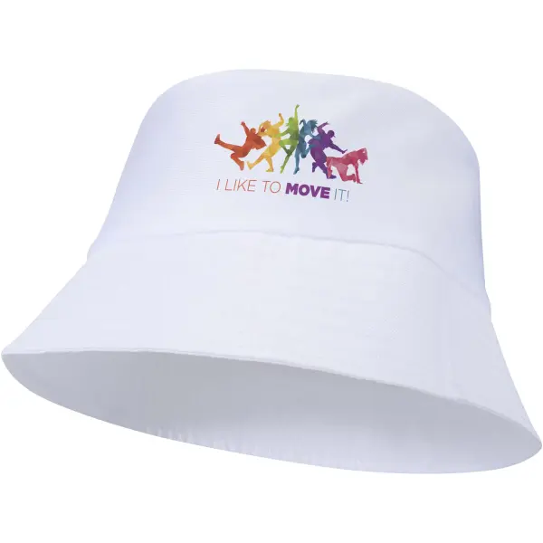 Cappello da sole SOLARIS in poliestere 130 g/m² con stampa del logo - Immagine 5
