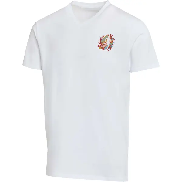 T-shirt unisex con scollo a V BALFOUR in cotone OCS 200 g/m² - Immagine 5