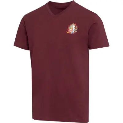 T-shirt unisex con scollo a V BALFOUR in cotone OCS 200 g/m² - Immagine 17