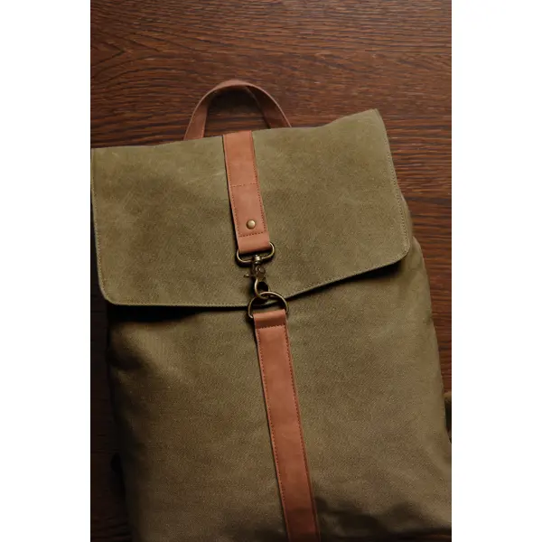 Zaino personalizzato Bosler in canvas riciclato 17L - Immagine 6