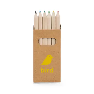 BIRD Scatola con 6 matite colorate - Immagine 4