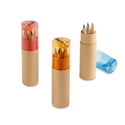 ROLS Scatola con 6 matite colorate