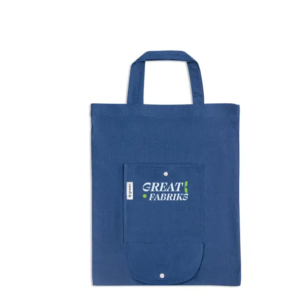 Borsa pieghevole in cotone riciclato - SIENA - Immagine 2
